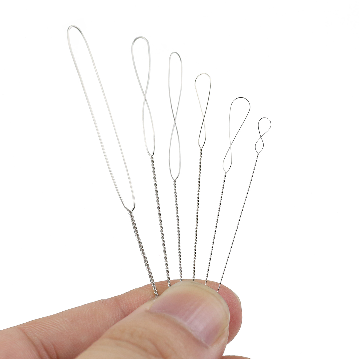 6Pcs/Lot 0.2-0.7mm Twisted Pin - Beading Needle Fine recensione e prezzo