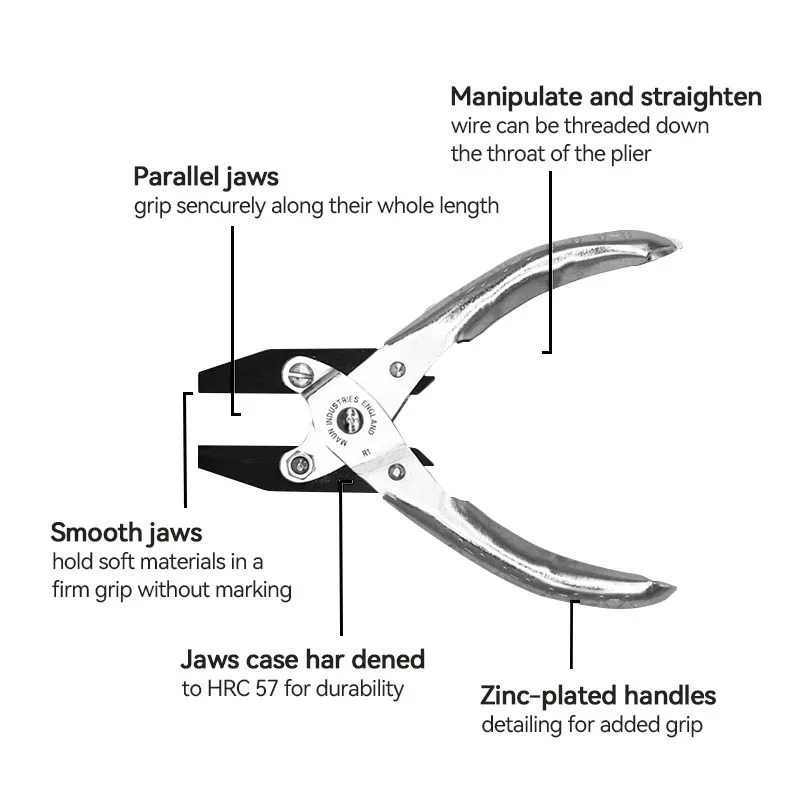 UK MAUN 140mm Smooth Jaws Flat - Jewelry Making Loop Pliers recensione e prezzo