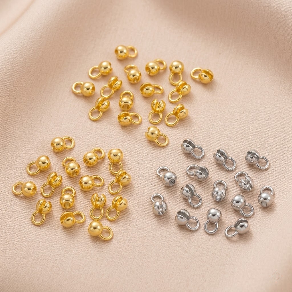 10pcs Real 18K Gold Plated Cri - Jewelry Making Knots For Clasps recensione e prezzo