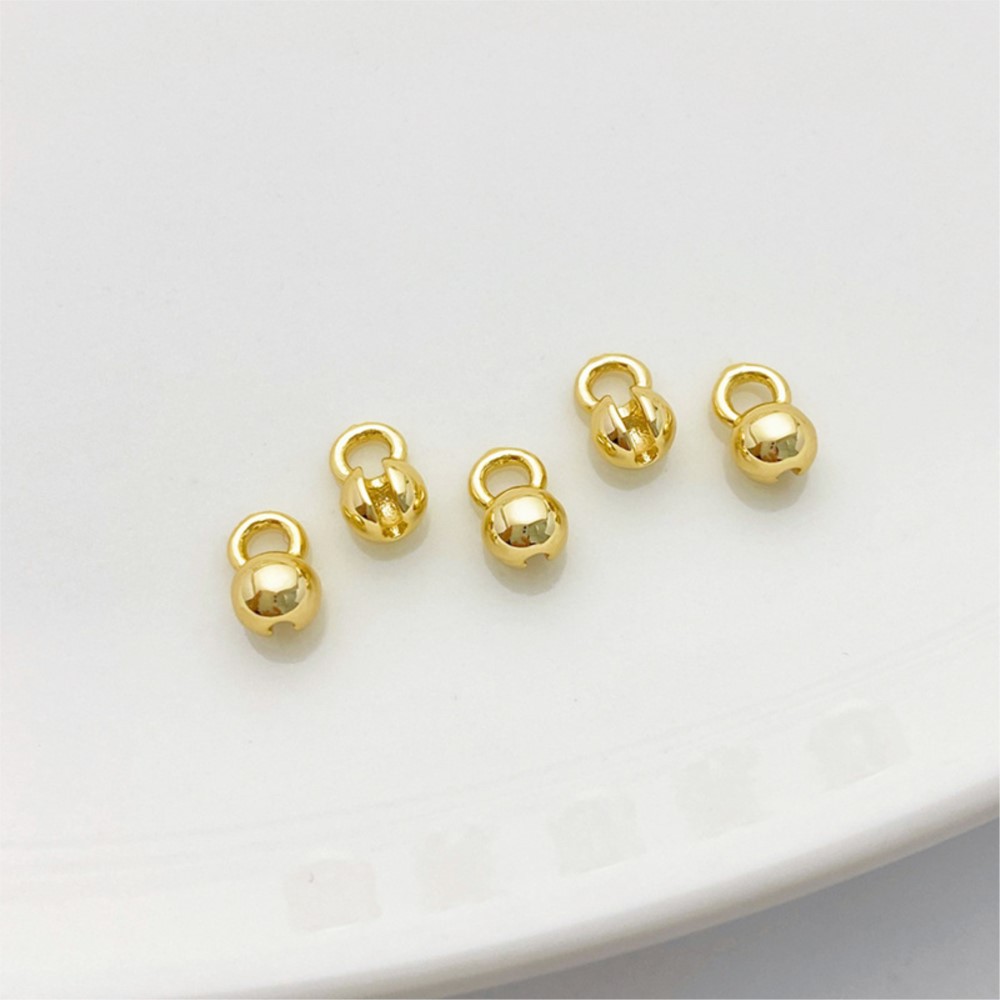 10pcs Real 18K Gold Plated Cri - Jewelry Making Knots For Clasps recensione e prezzo