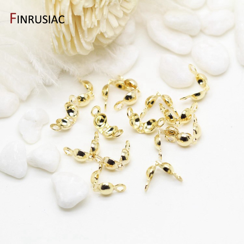 3mm/4mm Calotte Crimp Bead Tip - Jewelry Making Knots For Clasps recensione e prezzo
