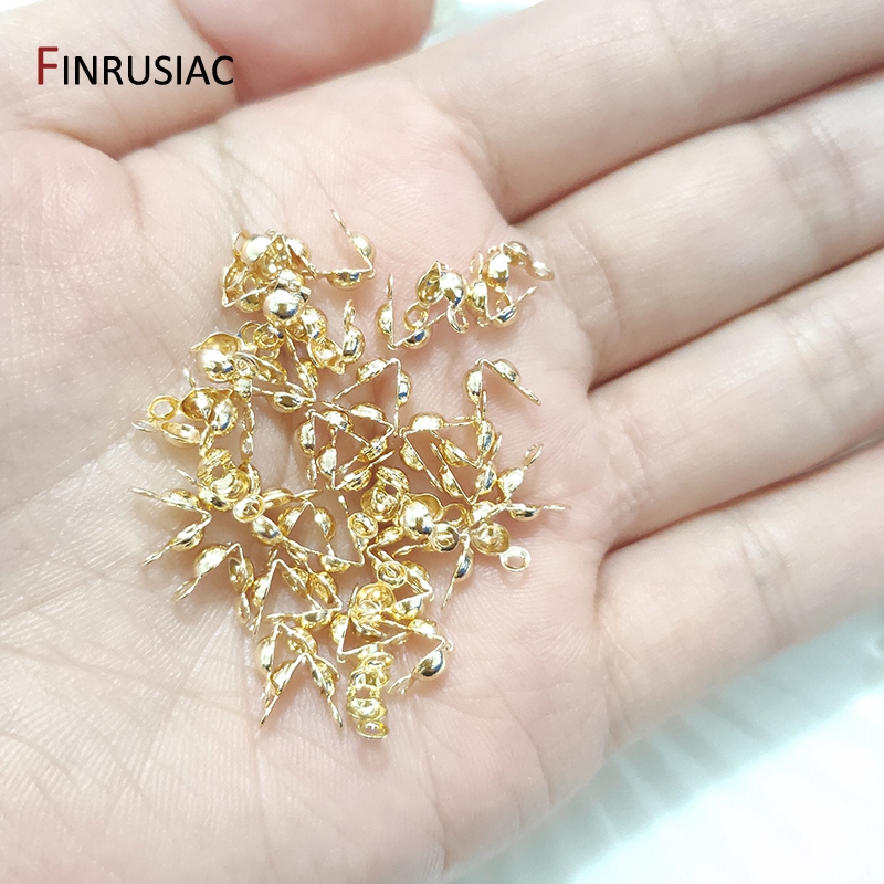 3mm/4mm Calotte Crimp Bead Tip - Jewelry Making Knots For Clasps recensione e prezzo