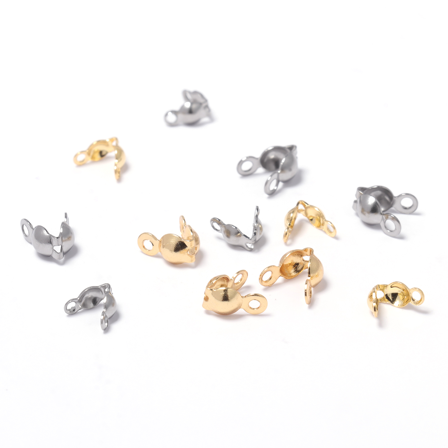50pcs/lot Stainless Steel Crim - Jewelry Making Knots For Clasps recensione e prezzo