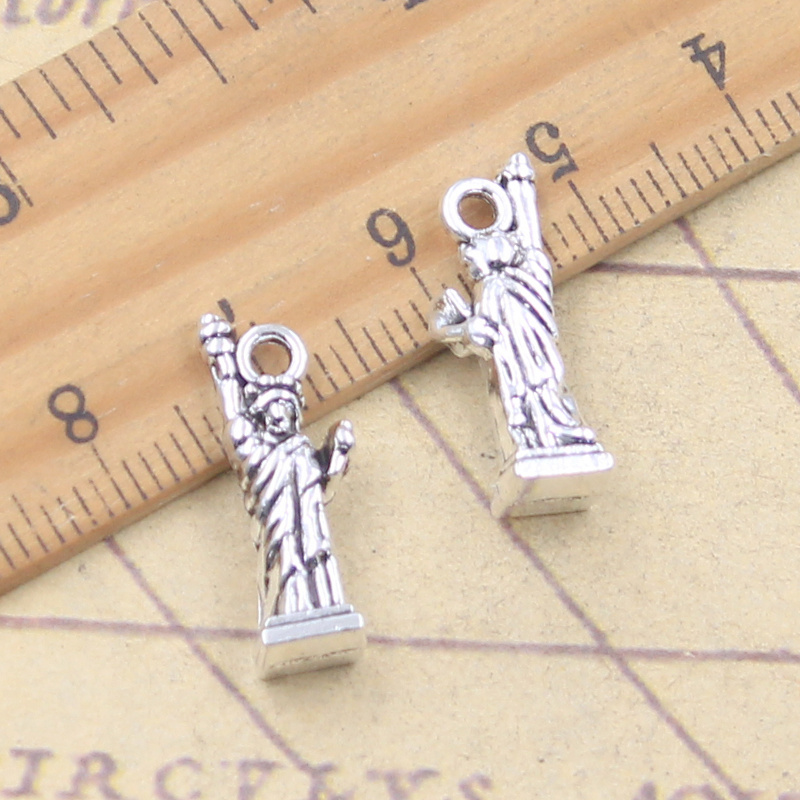 10pcs Charms New York Statue O - Jewelry Making York recensione e prezzo
