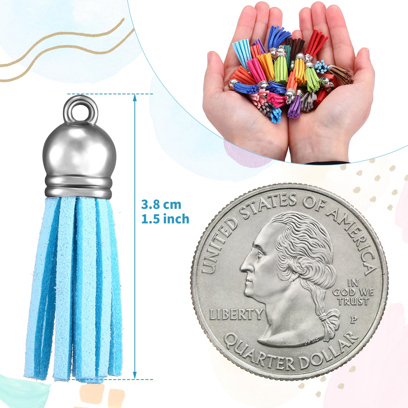 10/20/60 Pcs Mini Tassels Faux - Jewelry Making Online recensione e prezzo