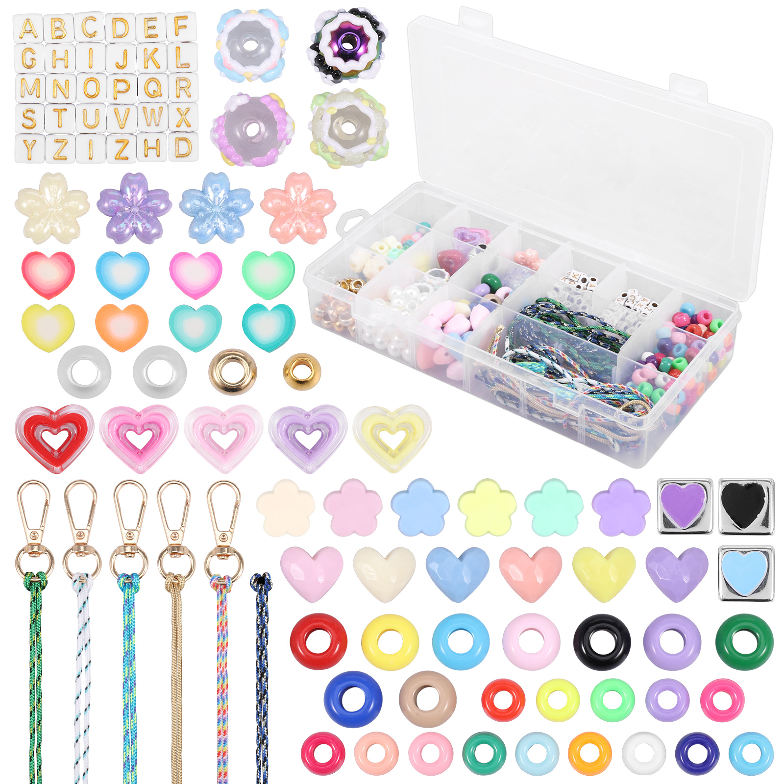 421PCS Beaded Keychain Making  - Jewelry Making Online recensione e prezzo
