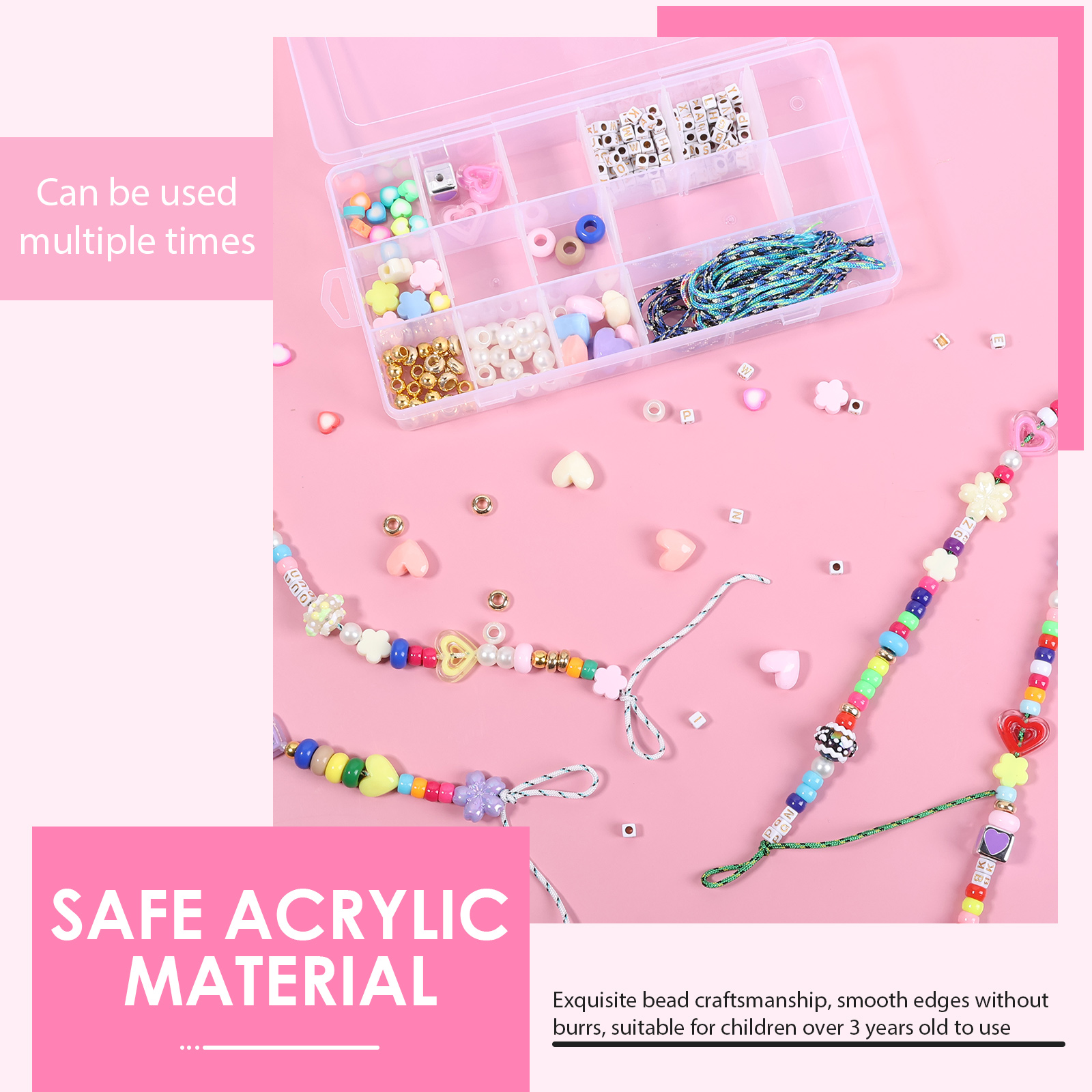 421PCS Beaded Keychain Making  - Jewelry Making Online recensione e prezzo