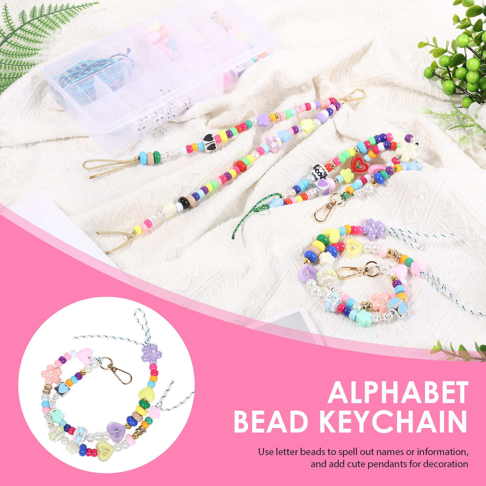 421PCS Beaded Keychain Making  - Jewelry Making Online recensione e prezzo