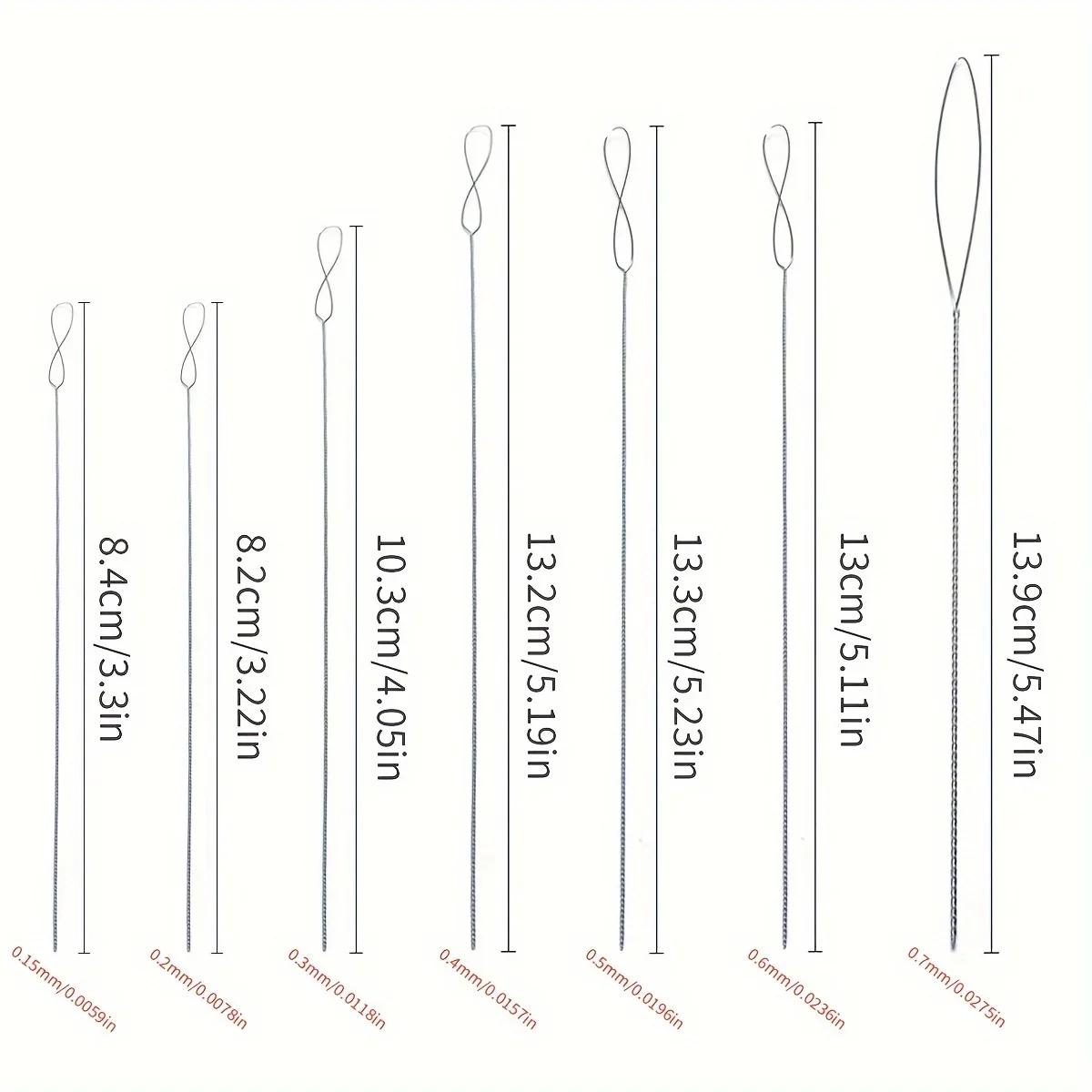 7pcs/set Stainless Steel Bead  - Beading Needle Fine recensione e prezzo