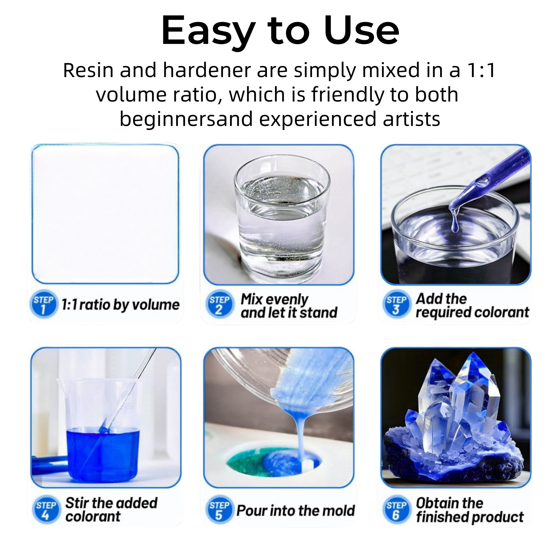 1:1 Crystal Clear Epoxy Resin  - Jewelry Making Online recensione e prezzo