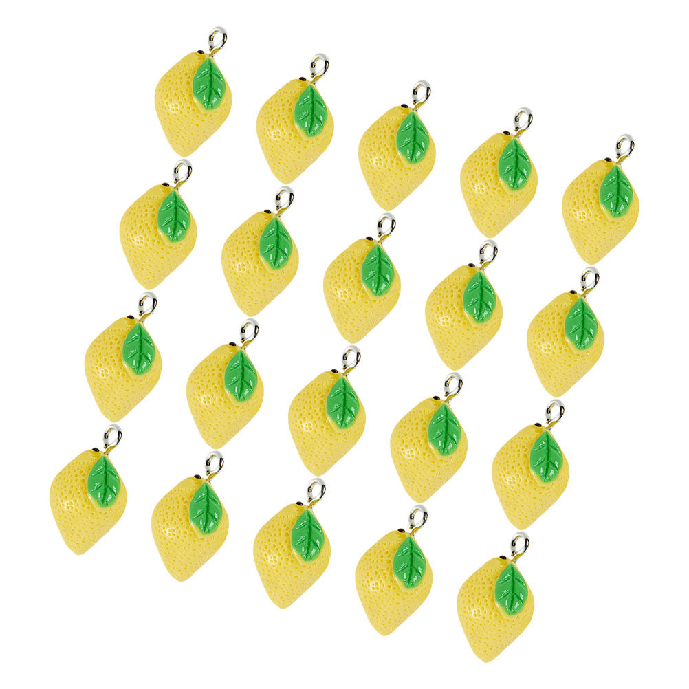 20Pcs Resin Lemon Charms Fruit - Jewelry Making Resin recensione e prezzo