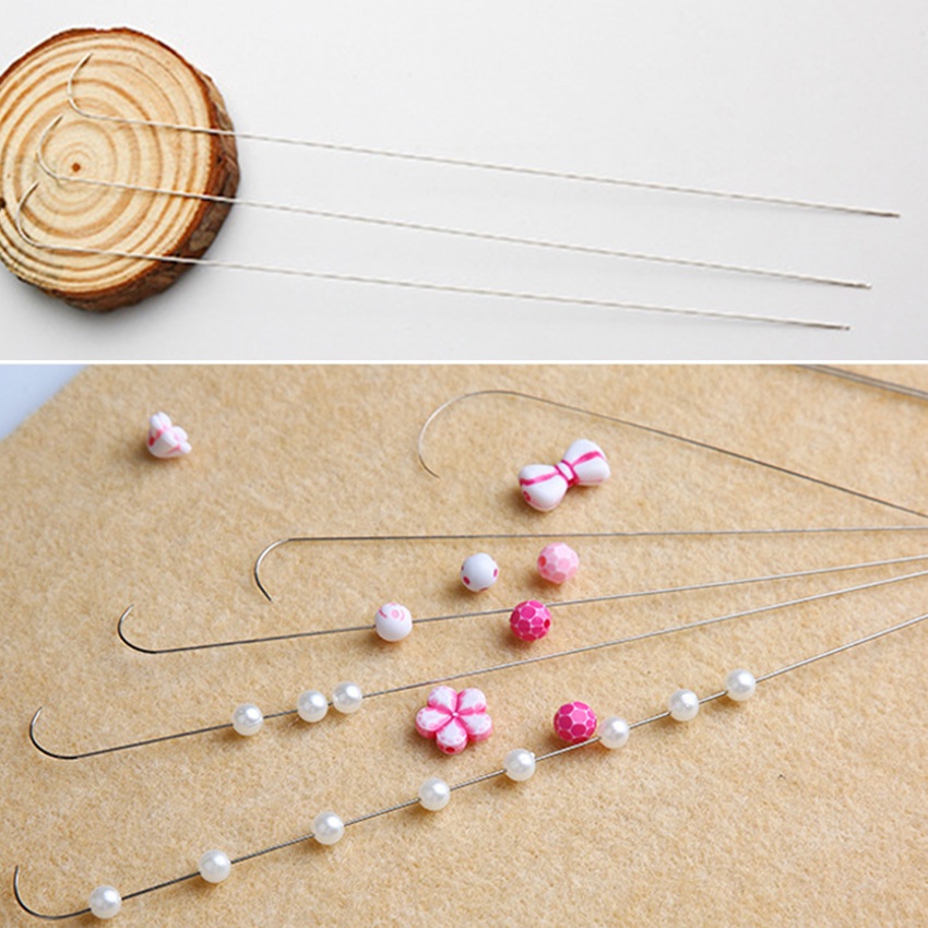3pcs Stainless Steel Curved Ho - Beading Needle Fine recensione e prezzo