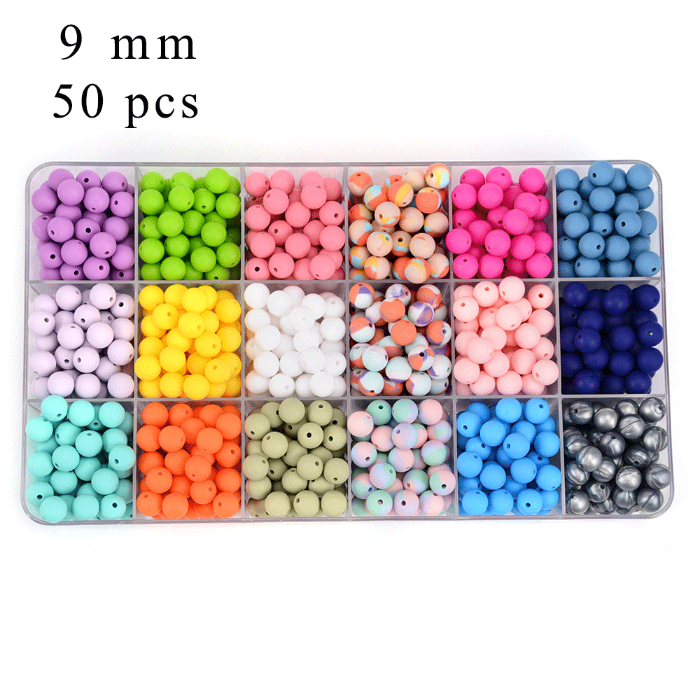 LOFCA 50pcs/lot  9mm Silicone  - Jewelry Making 3 Year Old recensione e prezzo