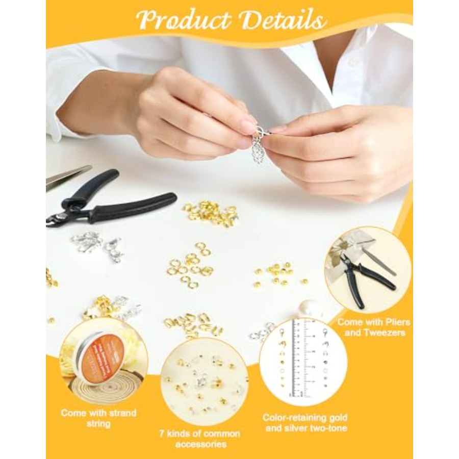 1950 Pcs Jewelry Making Cord E - Jewelry Making Organizer Box recensione e prezzo