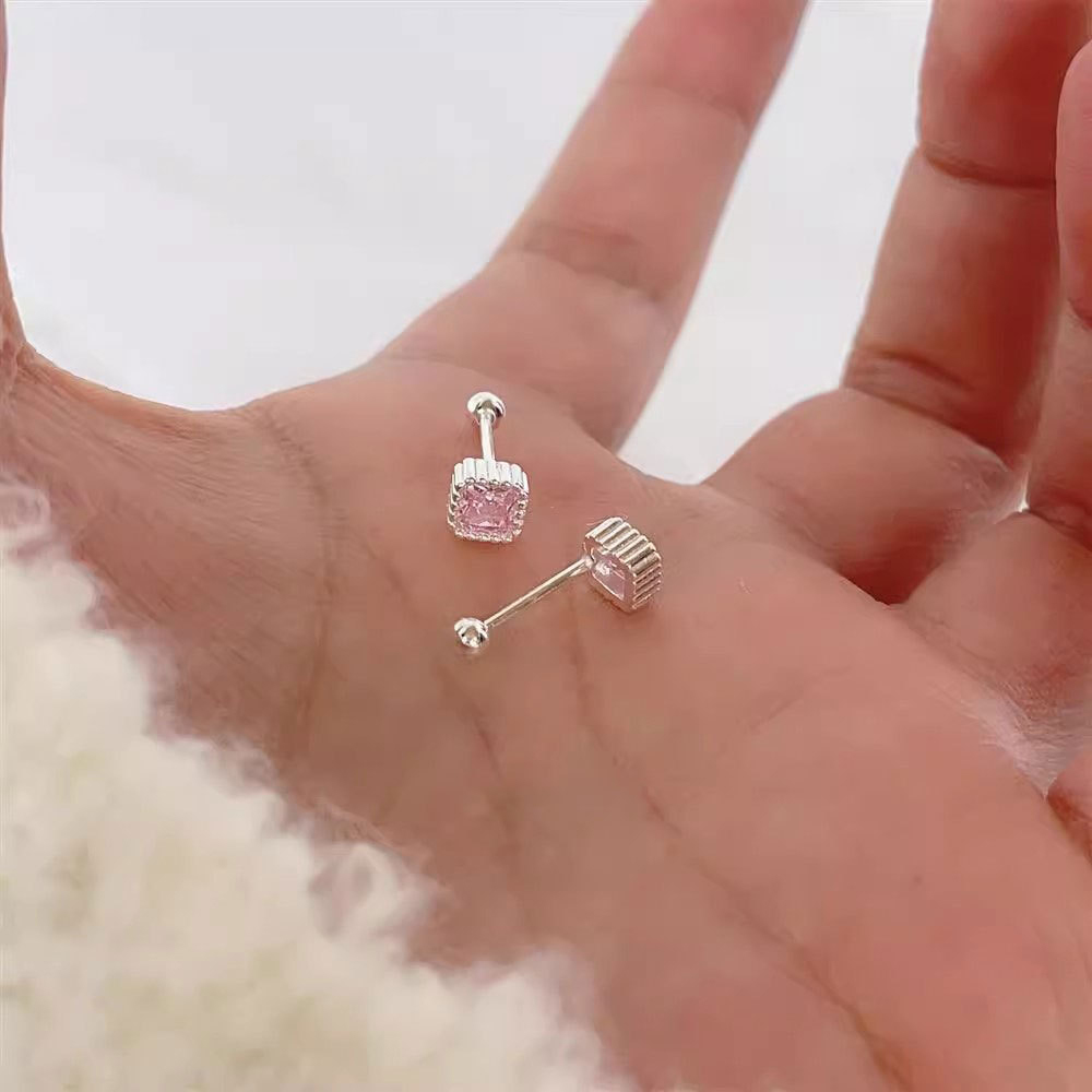 925 Silver Needle Zircon Squar - Beading Needle Fine recensione e prezzo