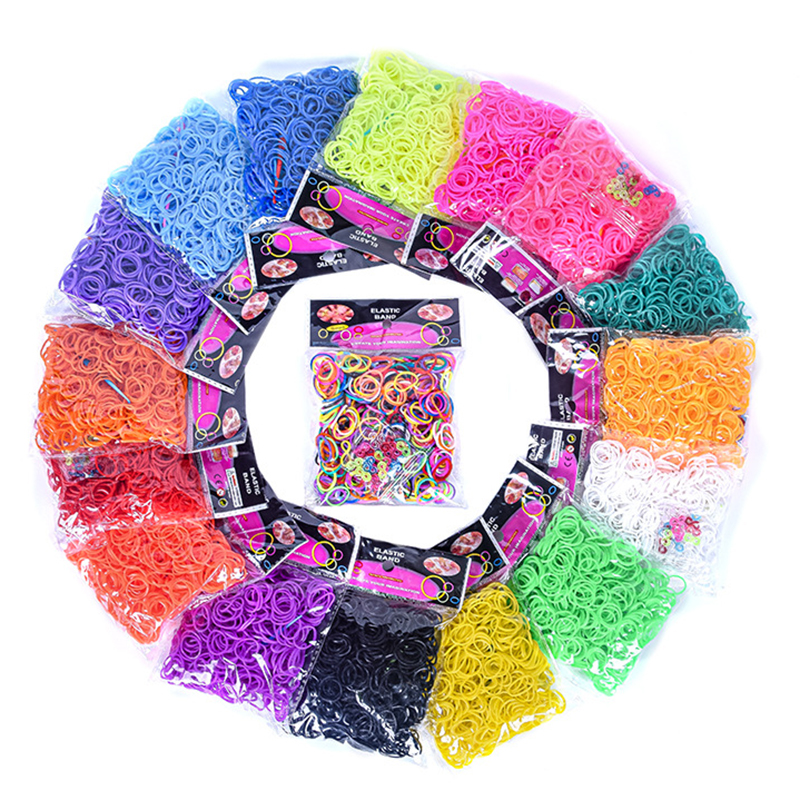 600 pieces Colorful Rubber Ban - Jewelry Making Online recensione e prezzo