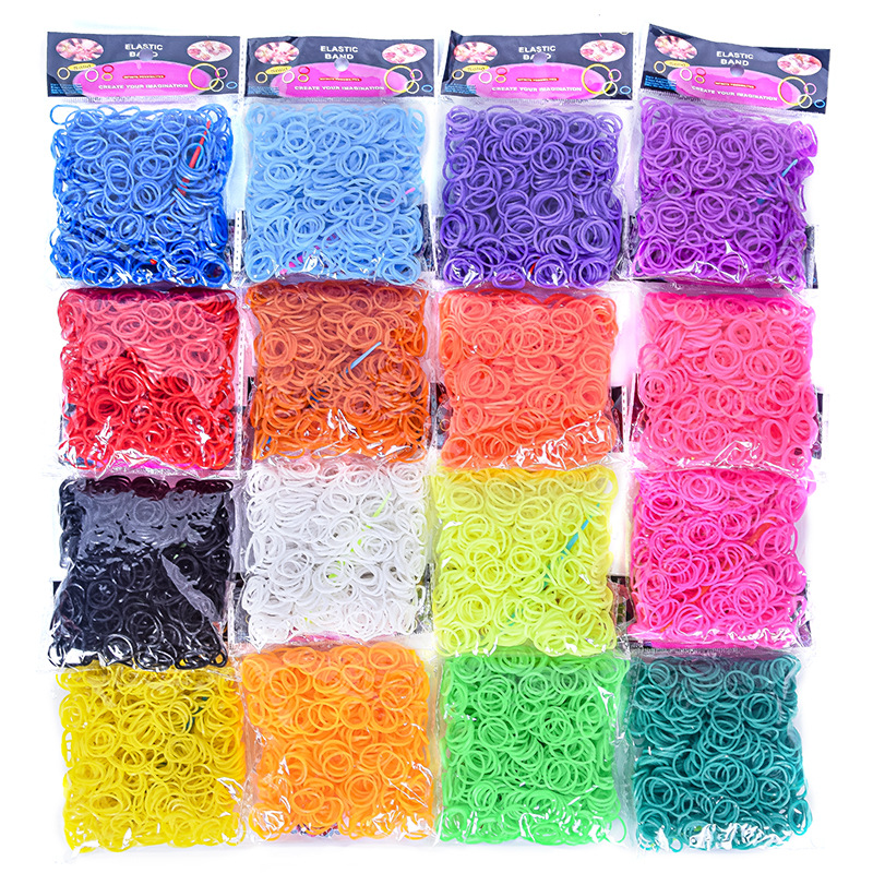600 pieces Colorful Rubber Ban - Jewelry Making Online recensione e prezzo