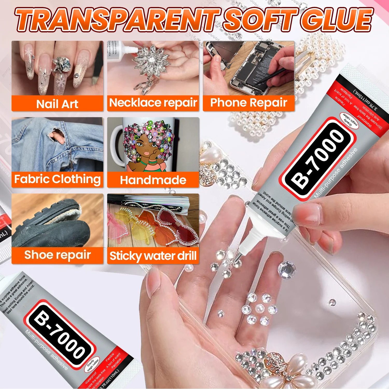 Super Glue B-7000 Loolifl 1-10 - Jewelry Making Jewelry recensione e prezzo