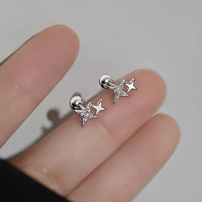925 Silver Needle Zircon Star  - Beading Needle Fine recensione e prezzo