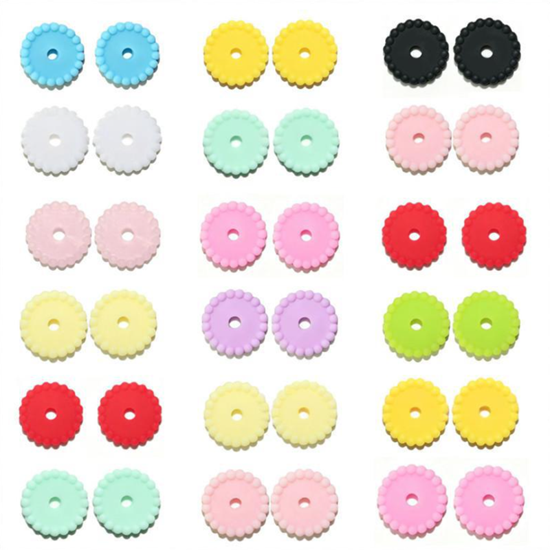 100pcs Gasket Silicone Beads 1 - Jewelry Making 3 Year Old recensione e prezzo