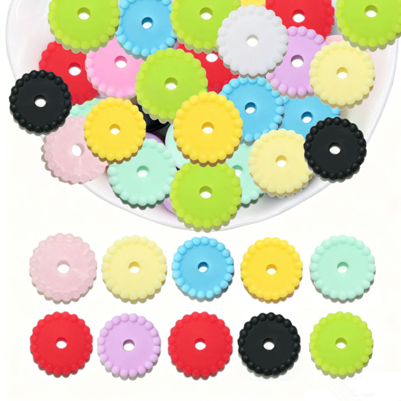 100pcs Gasket Silicone Beads 1 - Jewelry Making 3 Year Old recensione e prezzo