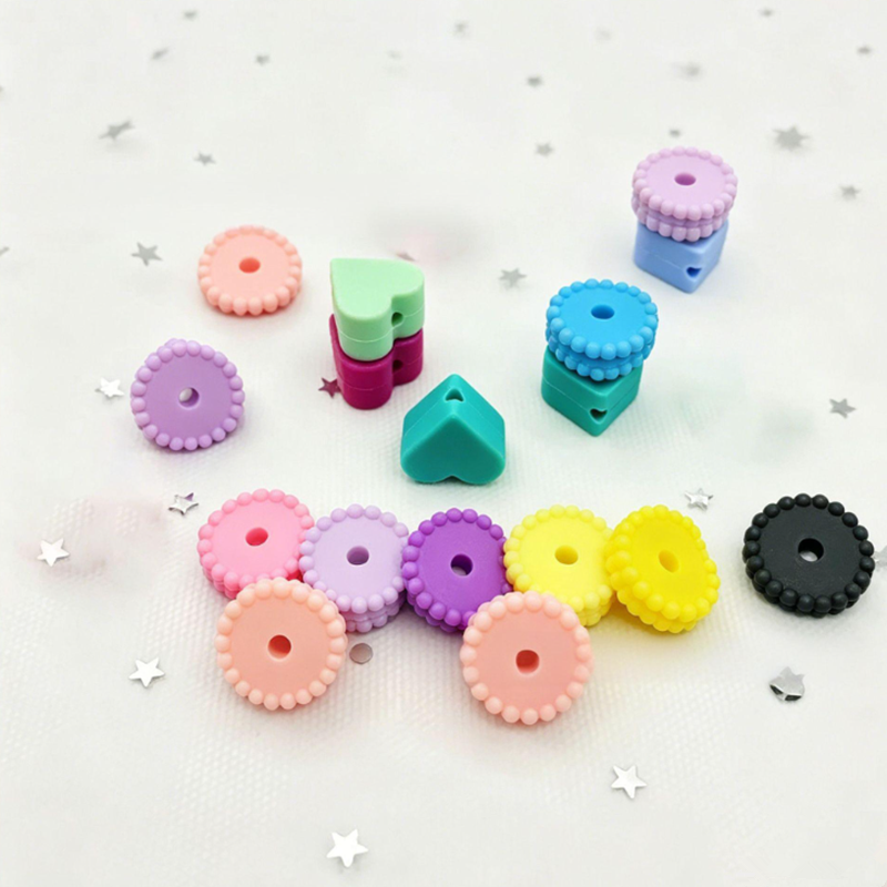 100pcs Gasket Silicone Beads 1 - Jewelry Making 3 Year Old recensione e prezzo