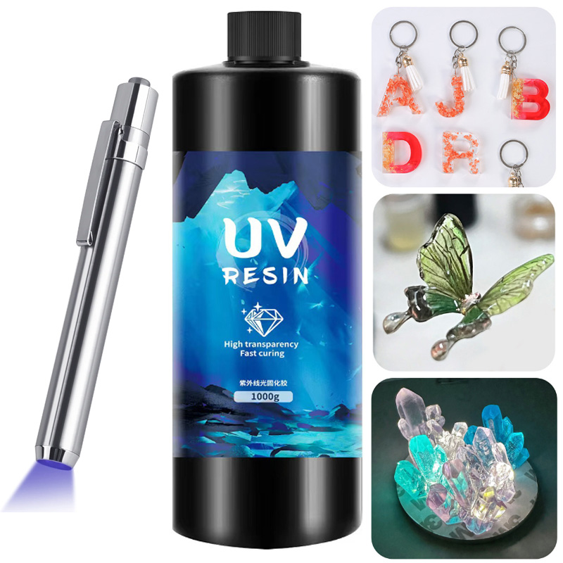 Transparent Epoxy Resin UV Glu - Jewelry Making Glue recensione e prezzo