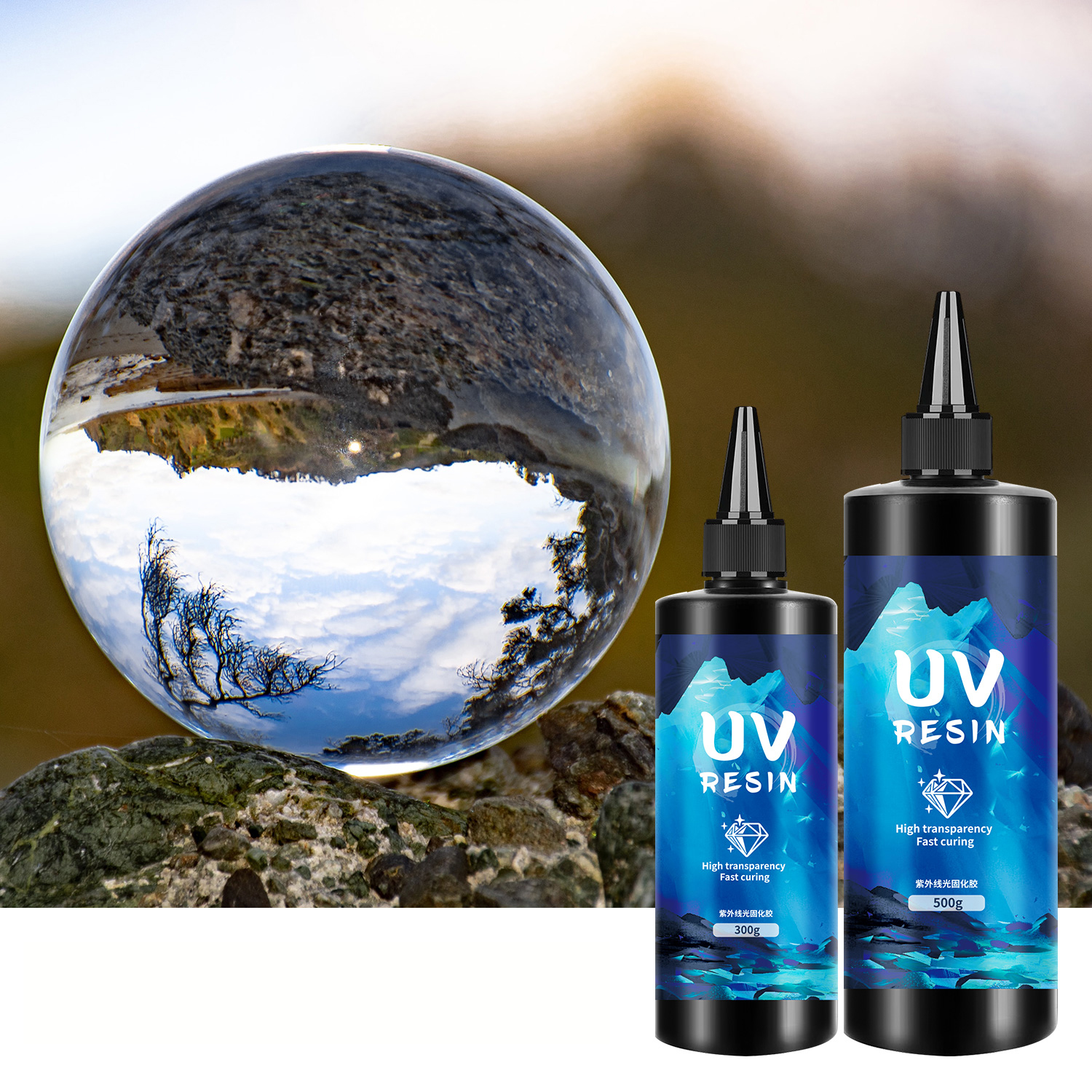 Transparent Epoxy Resin UV Glu - Jewelry Making Glue recensione e prezzo
