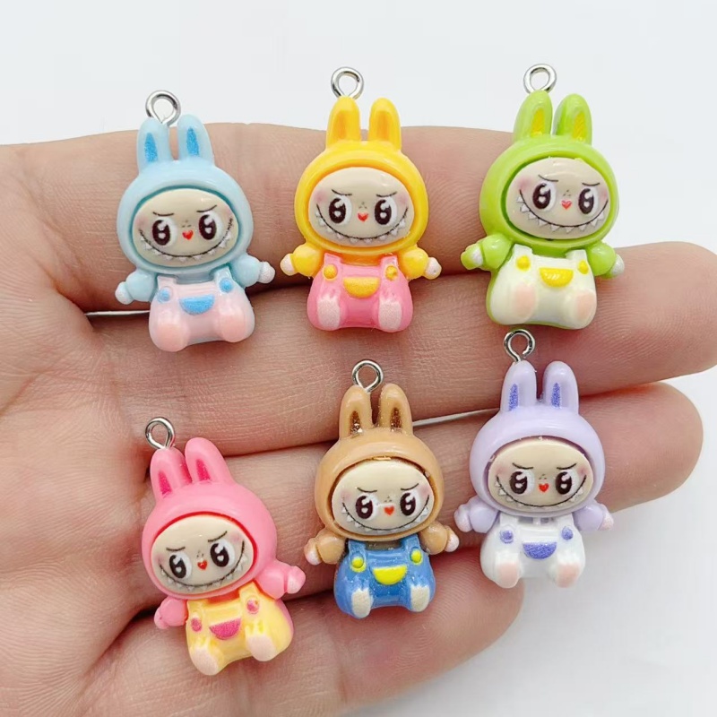10Pcs Kawaii Rabbit Strawberry - Jewelry Making Resin recensione e prezzo