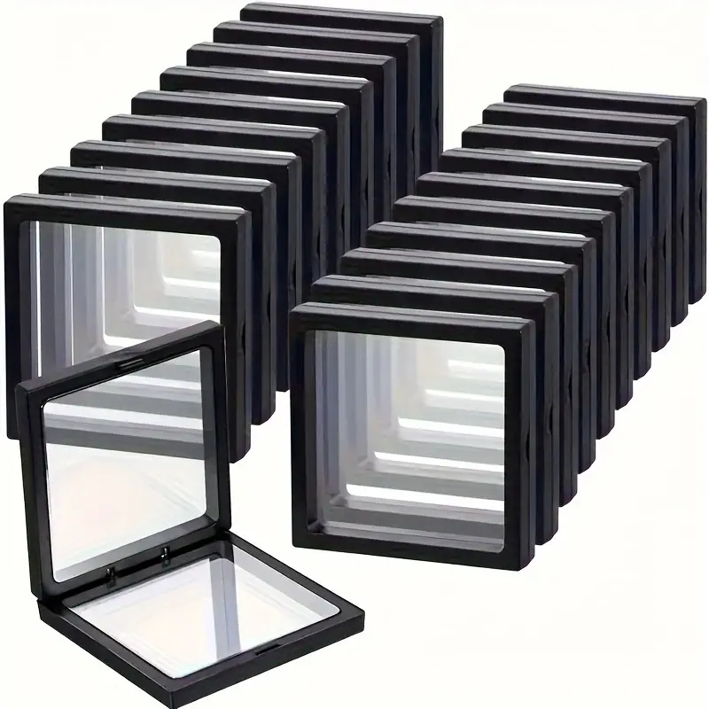 20Pcs Clearview 3D Floating Di - Jewelry Making Organizer Box recensione e prezzo