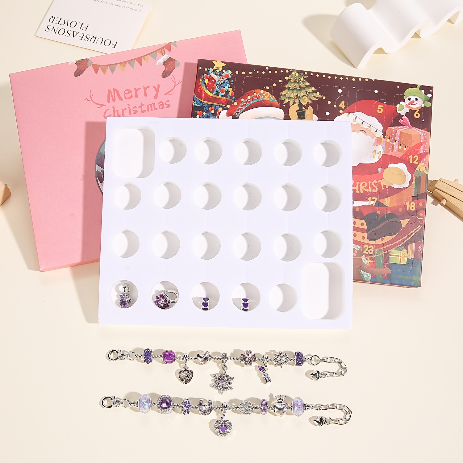 Christmas purple beads DIY jew - Jewelry Making Resin recensione e prezzo
