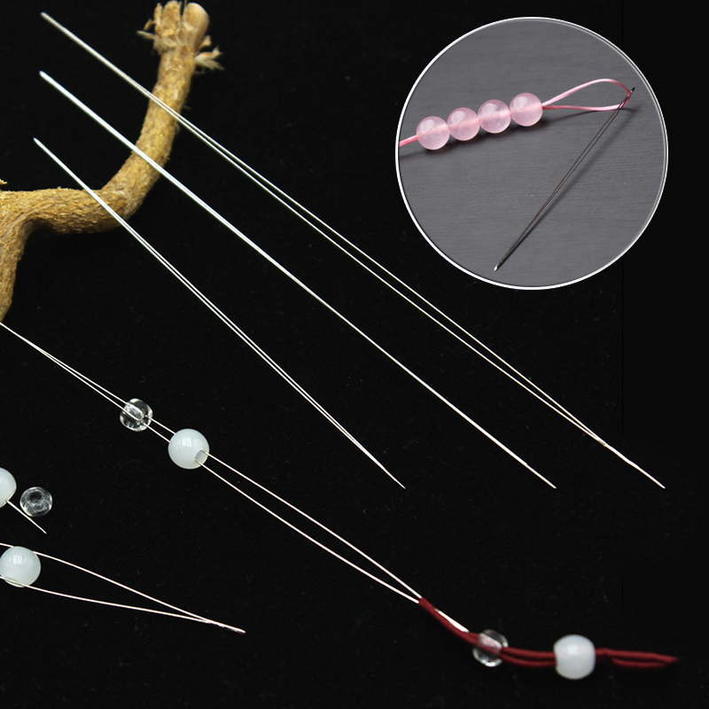 5pcs Big Eye Curved Beading Ne - Beading Needle Fine recensione e prezzo