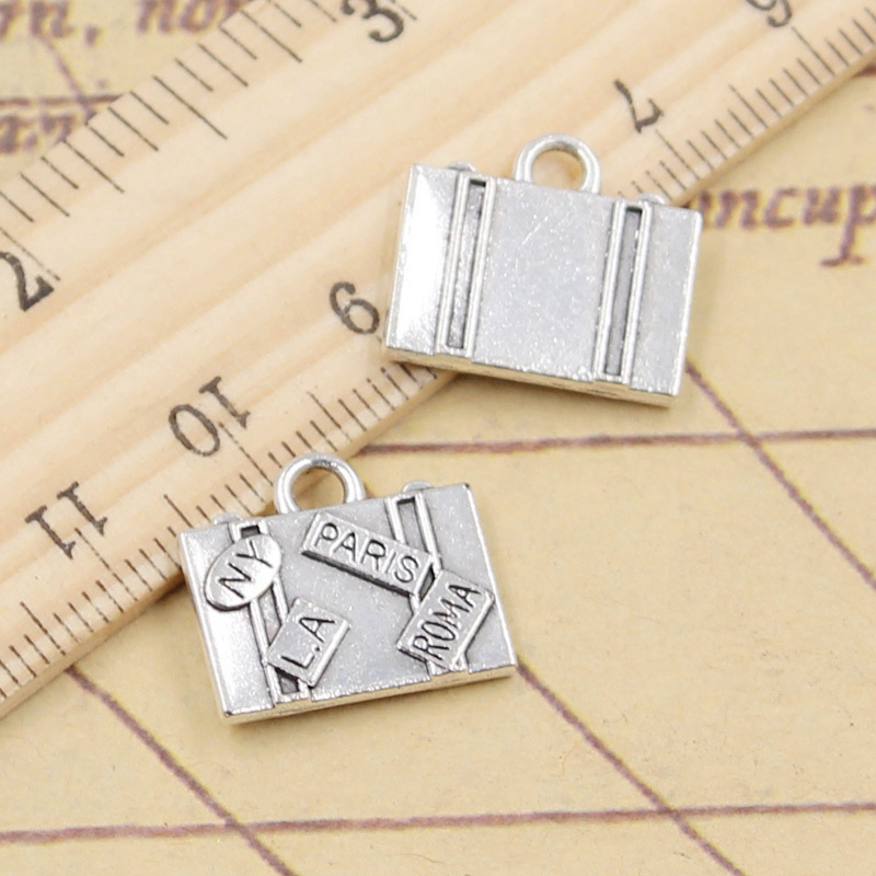 10pcs Charms Travel Bags New Y - Jewelry Making York recensione e prezzo