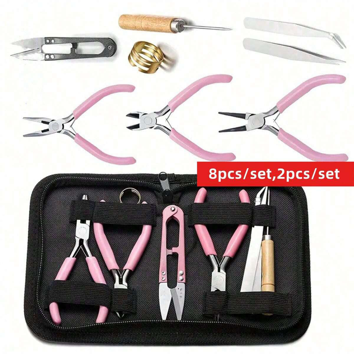 8pcs/set,2pcs/set Pink Senior  - Jewelry Making For Seniors recensione e prezzo