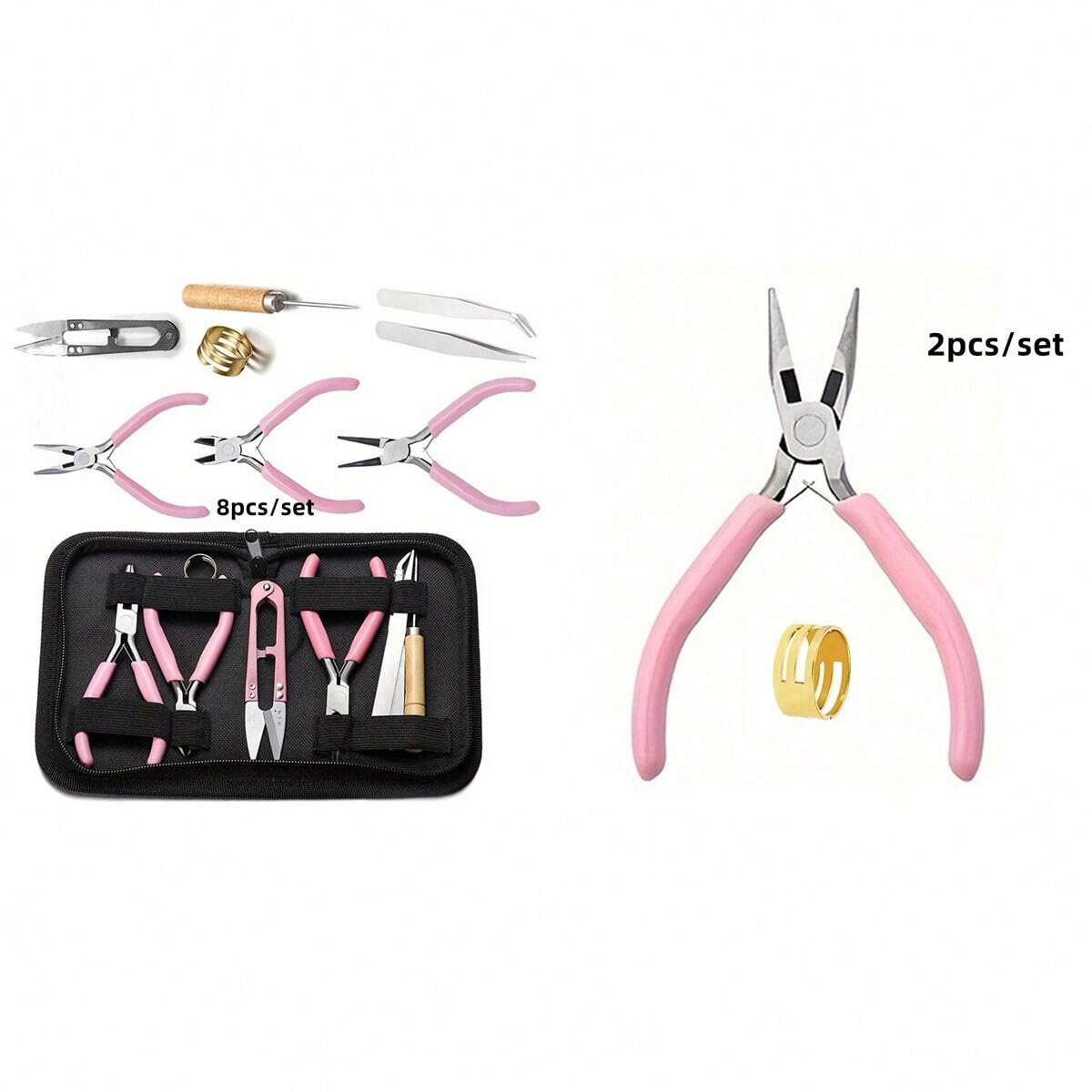 8pcs/set,2pcs/set Pink Senior  - Jewelry Making For Seniors recensione e prezzo