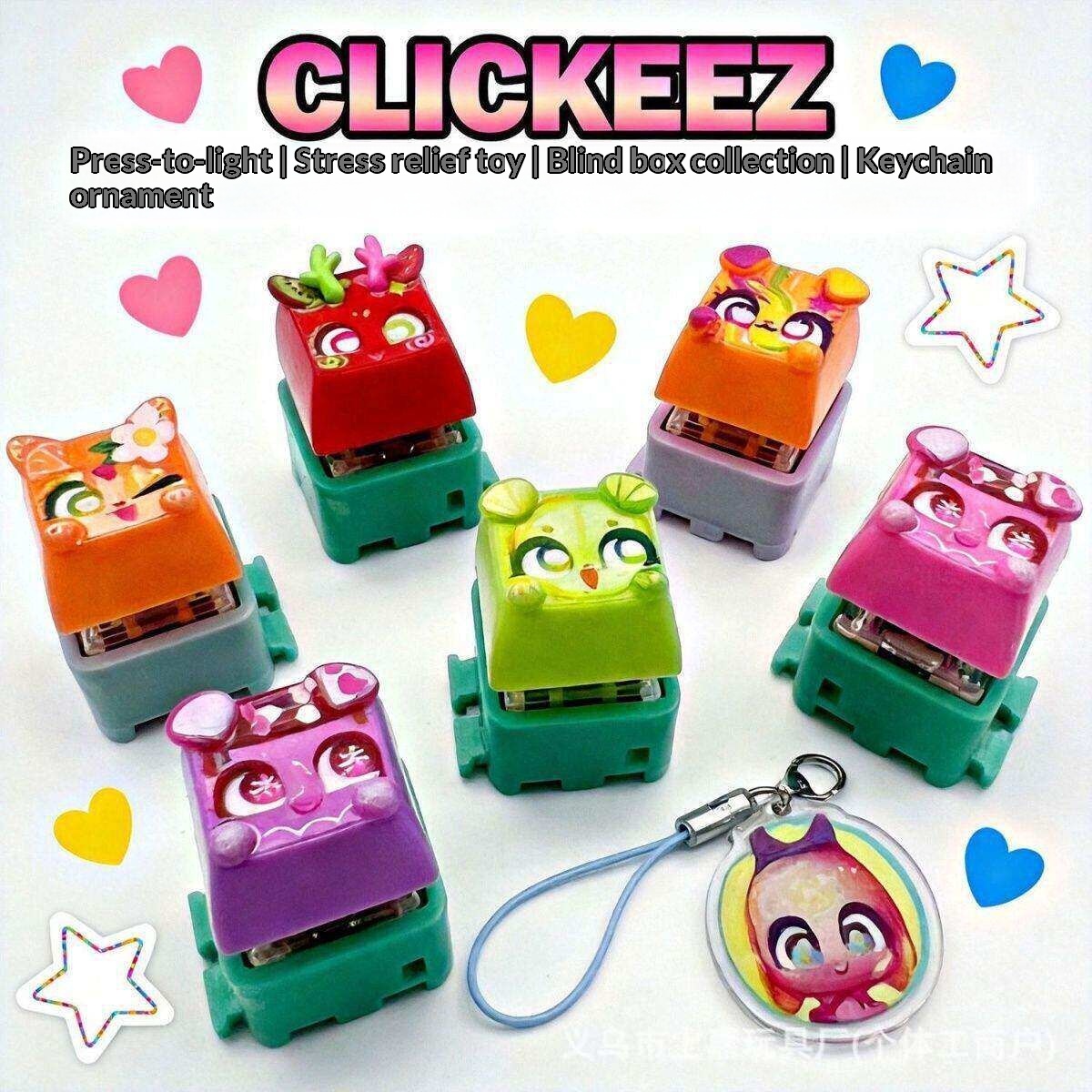 Clickeez Fidget Keycap Keychai - Jewelry Making Resin recensione e prezzo