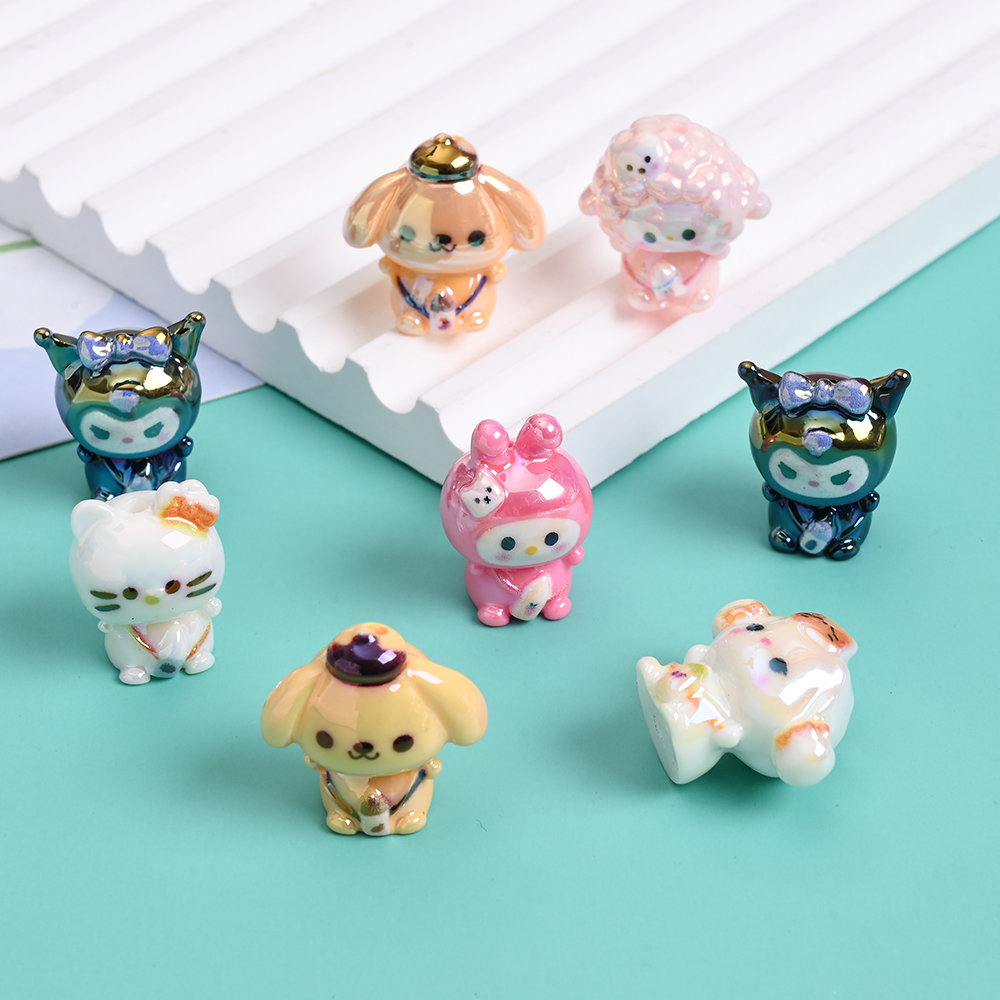 10Pcs Sanrio Resin Focus Bead  - Jewelry Making 3 Year Old recensione e prezzo