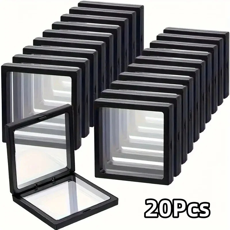 20Pcs Clearview 3D Floating Di - Jewelry Making Organizer Box recensione e prezzo