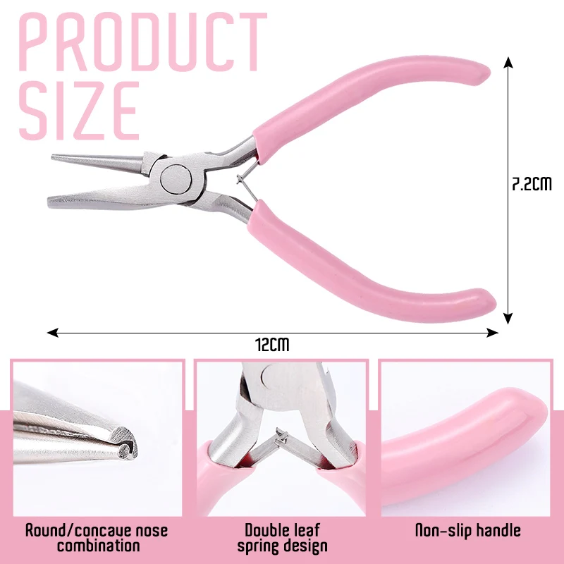 1Pcs Pink Wire Bending Tools R - Jewelry Making Loop Pliers recensione e prezzo
