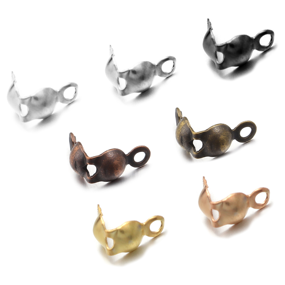 200pcs/lot Metal End Crimps Be - Jewelry Making Knots For Clasps recensione e prezzo
