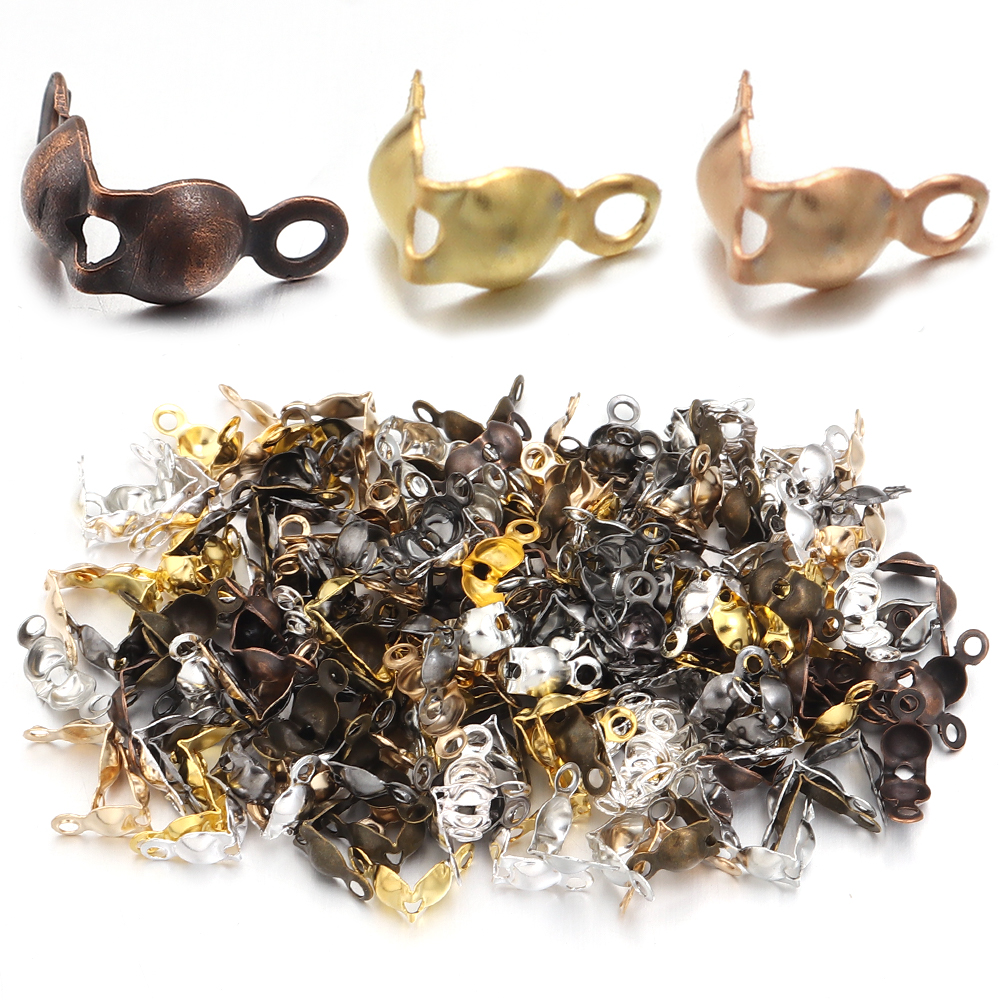 200pcs/lot Metal End Crimps Be - Jewelry Making Knots For Clasps recensione e prezzo