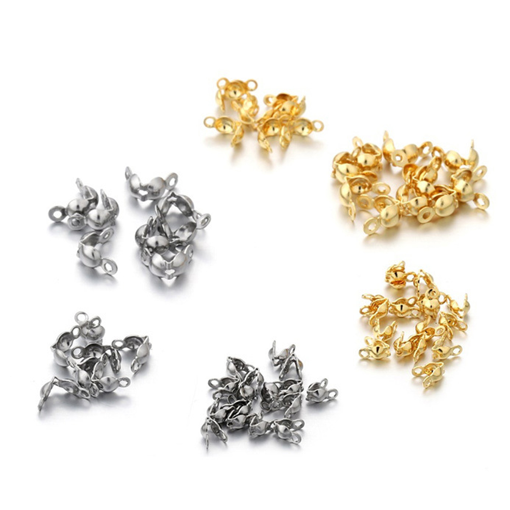 100Pcs Stainless Steel Gold Pl - Jewelry Making Knots For Clasps recensione e prezzo