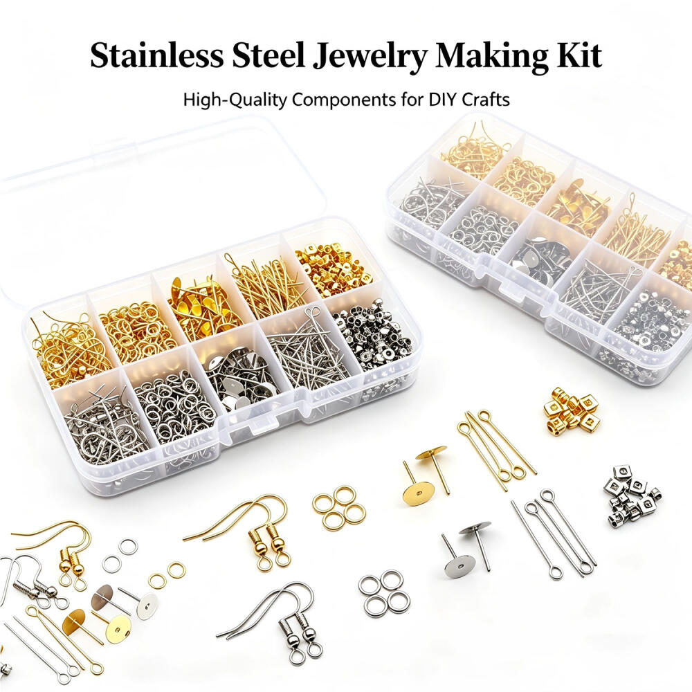 1 Set Box Ear Hook Single Loop - Jewelry Making Organizer Box recensione e prezzo