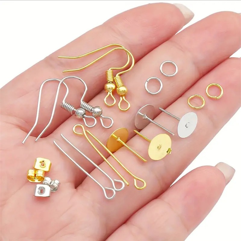 1 Set Box Ear Hook Single Loop - Jewelry Making Organizer Box recensione e prezzo