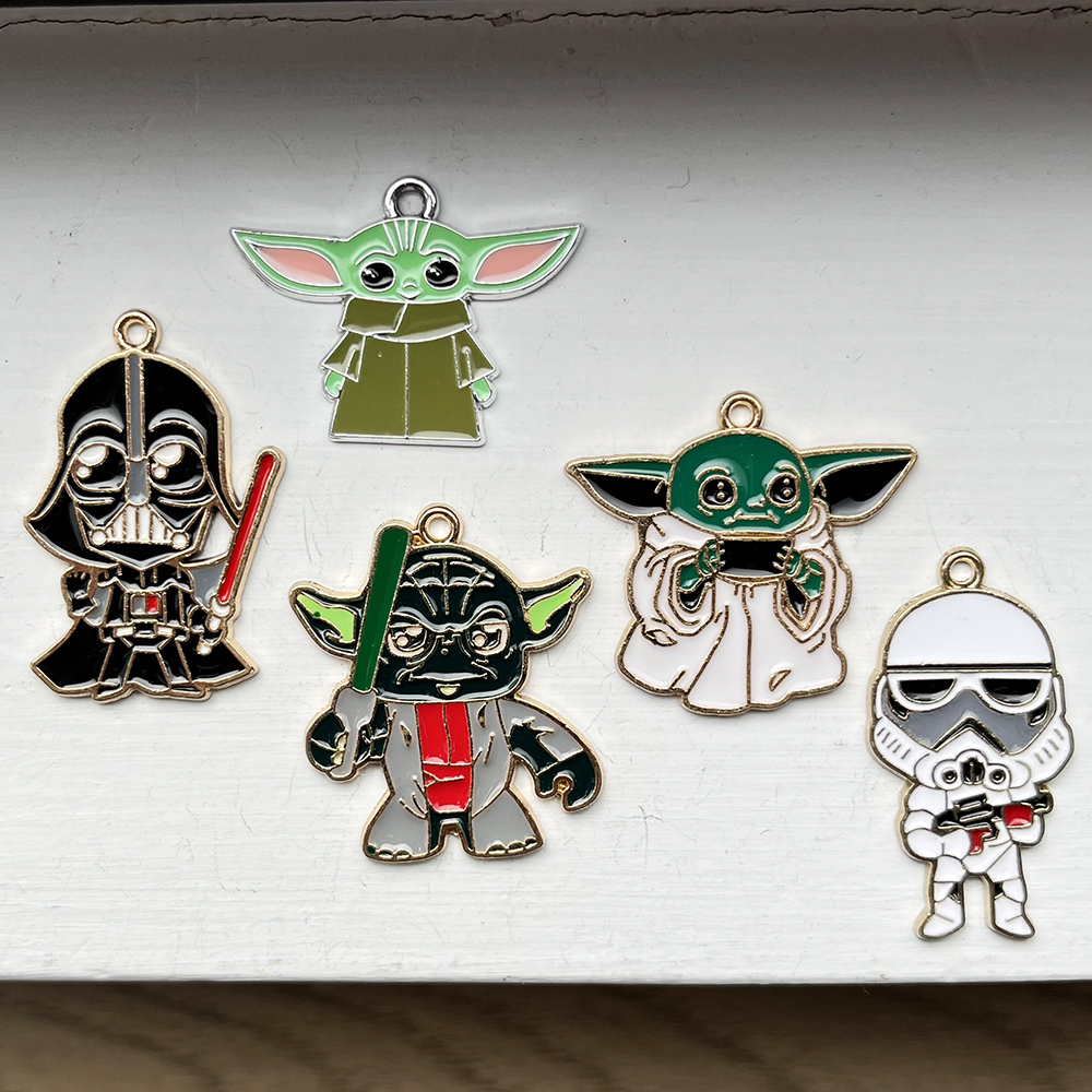 5Pcs Star Wars Baby Charms Set - Jewelry Making 3 Year Old recensione e prezzo