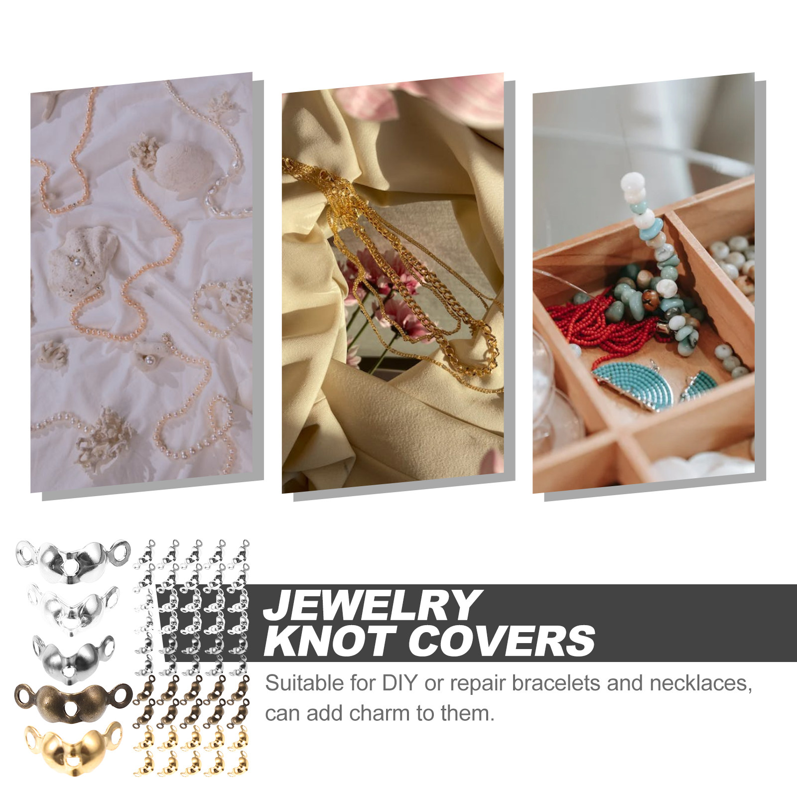 1000Pcs Jewelry Making Clasps  - Jewelry Making Knots For Clasps recensione e prezzo