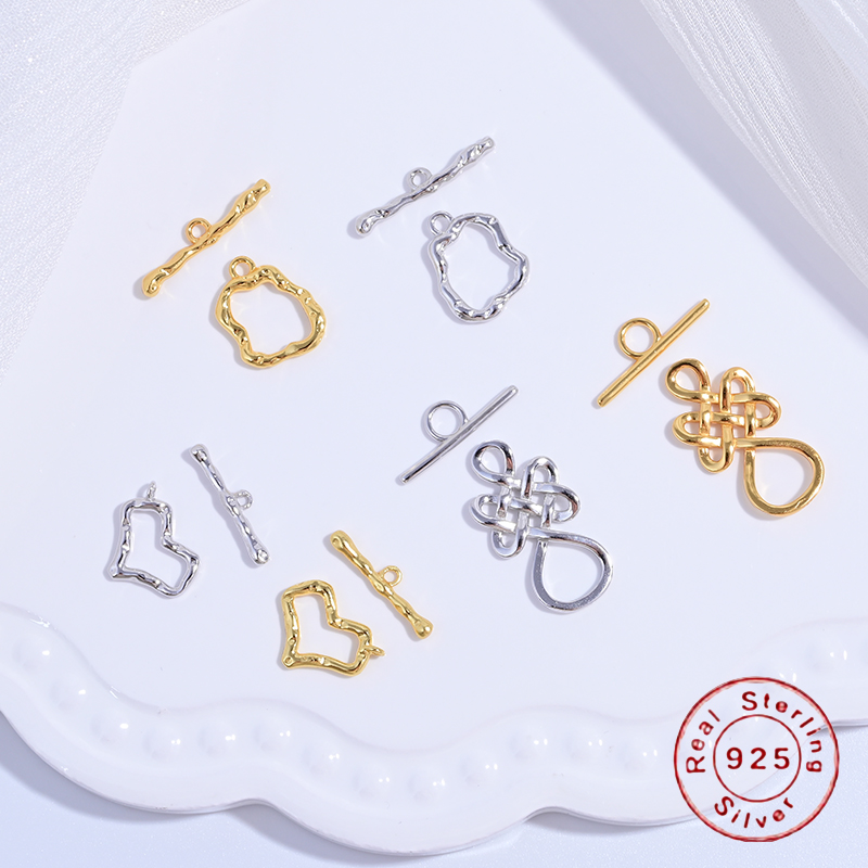 S925 Sterling Silver Chinese k - Jewelry Making Knots For Clasps recensione e prezzo