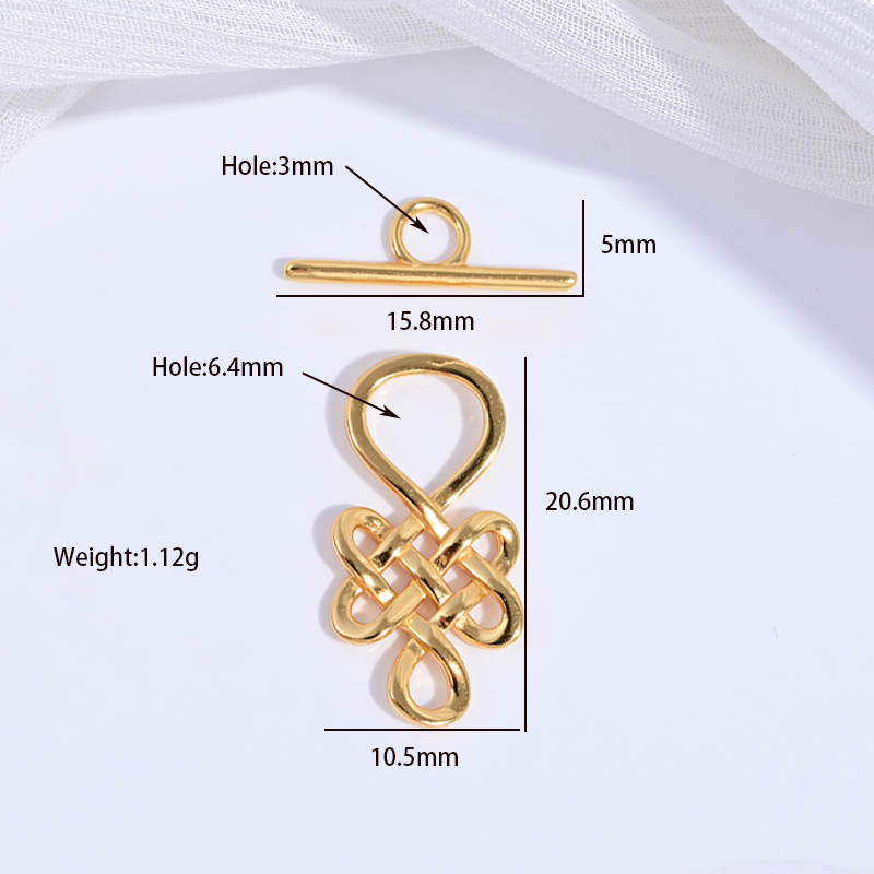 S925 Sterling Silver Chinese k - Jewelry Making Knots For Clasps recensione e prezzo